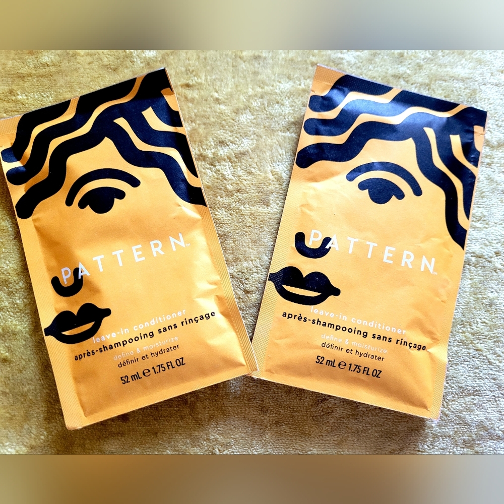 2 Brand New Packages of PATTERN LEAVE-IN HAIR CONDITIONER